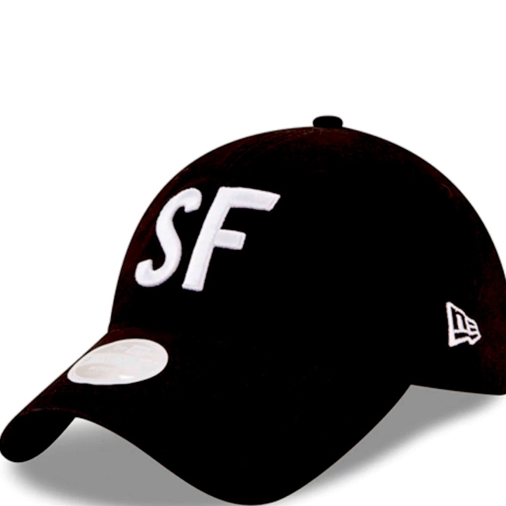 Women's San Francisco 49ers New Era Black Hometown 9TWENTY Adjustable Hat
